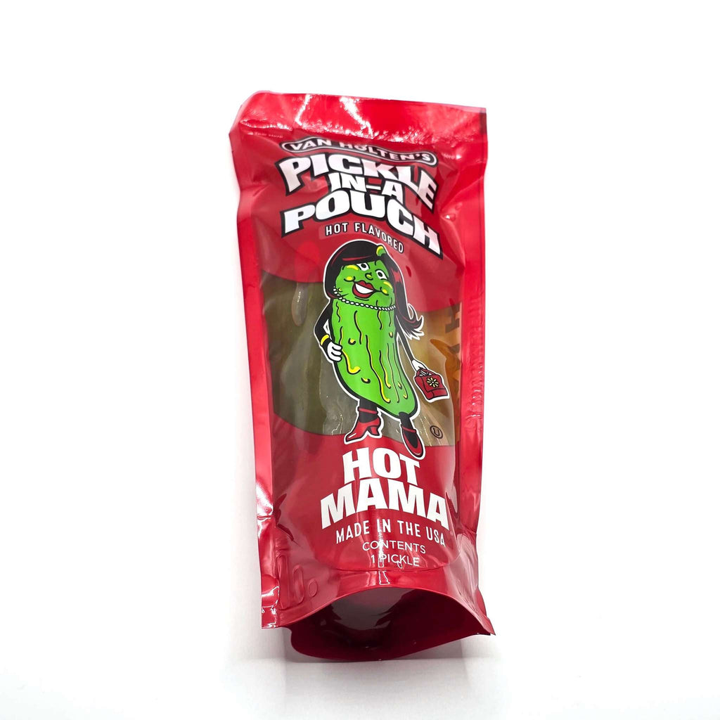 VAN HOLTEN'S HOT MAMA HOT SPICY PICKLE IN A POUCH<NOVELTY CANDY>