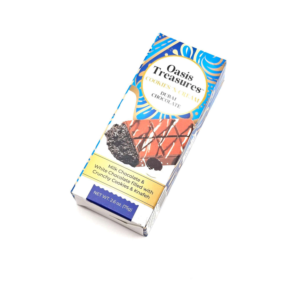 OASIS TREASURES™ DUBAI CHOCOLATE COOKIES N' CREAM BARS<GOURMET CHOCOLATES>