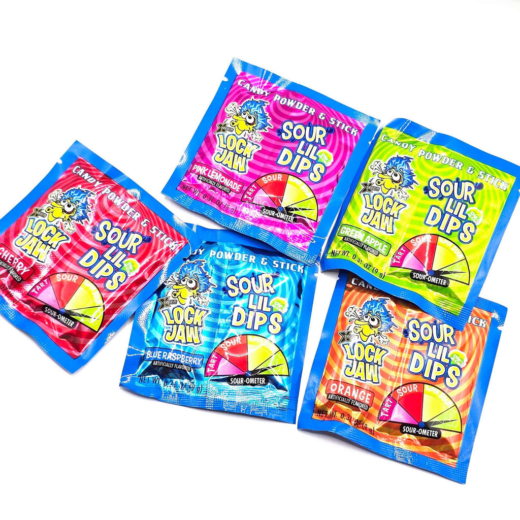 LOCK JAW SOUR LIL DIPS<NOVELTY CANDY>