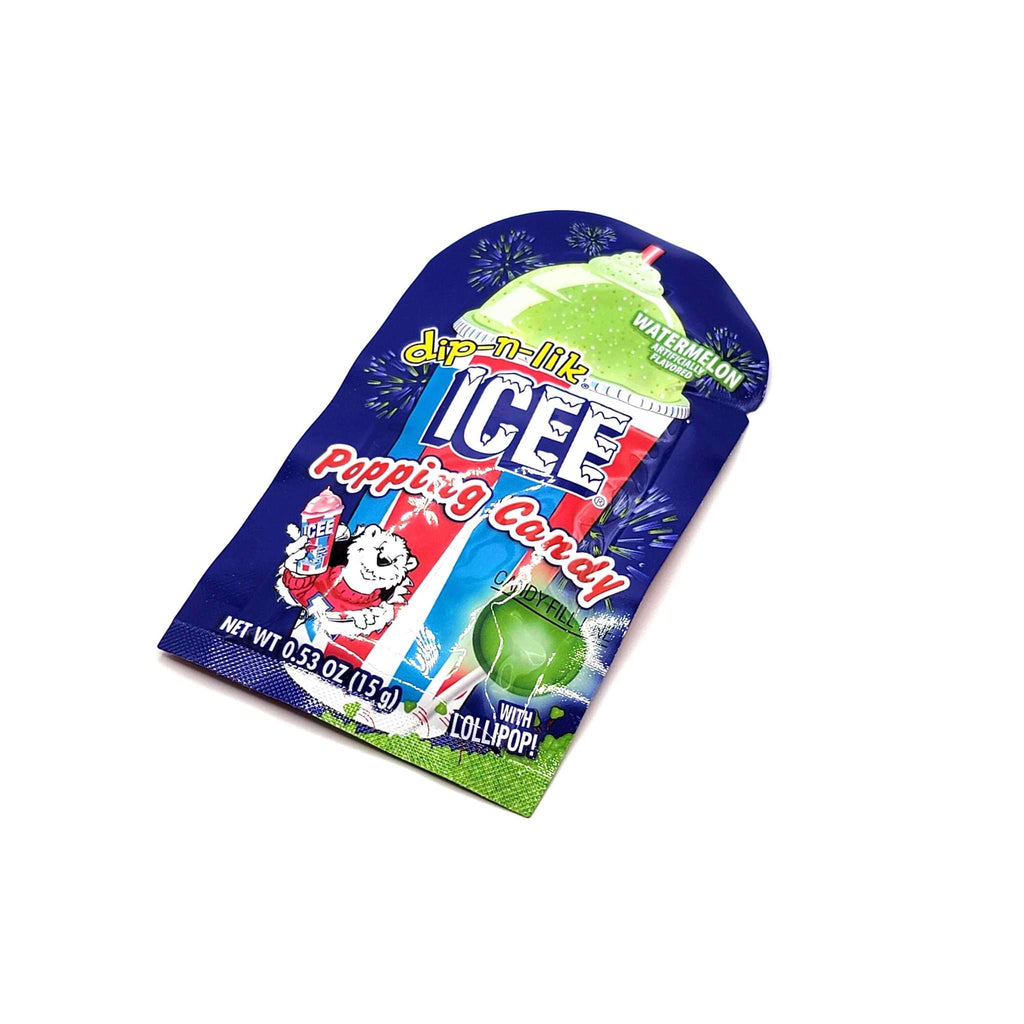 ICEE DIP-N-LIK POPPING CANDY WITH LOLLIPOP<NOVELTY CANDY>