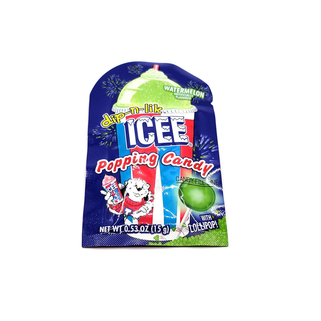 ICEE DIP-N-LIK POPPING CANDY WITH LOLLIPOP<NOVELTY CANDY>