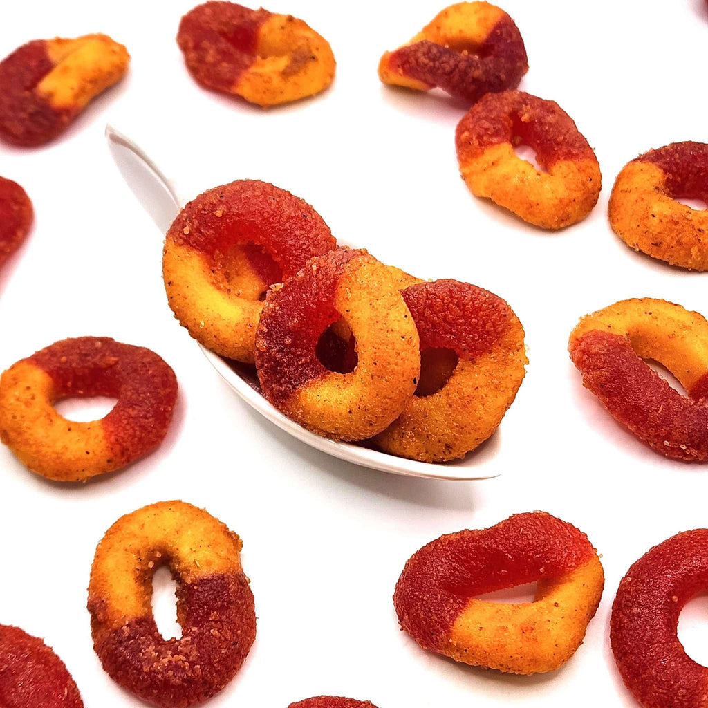 CHAMOY MEXICAN PEACH RINGS <INTERNATIONAL CANDY><GUMMIES>