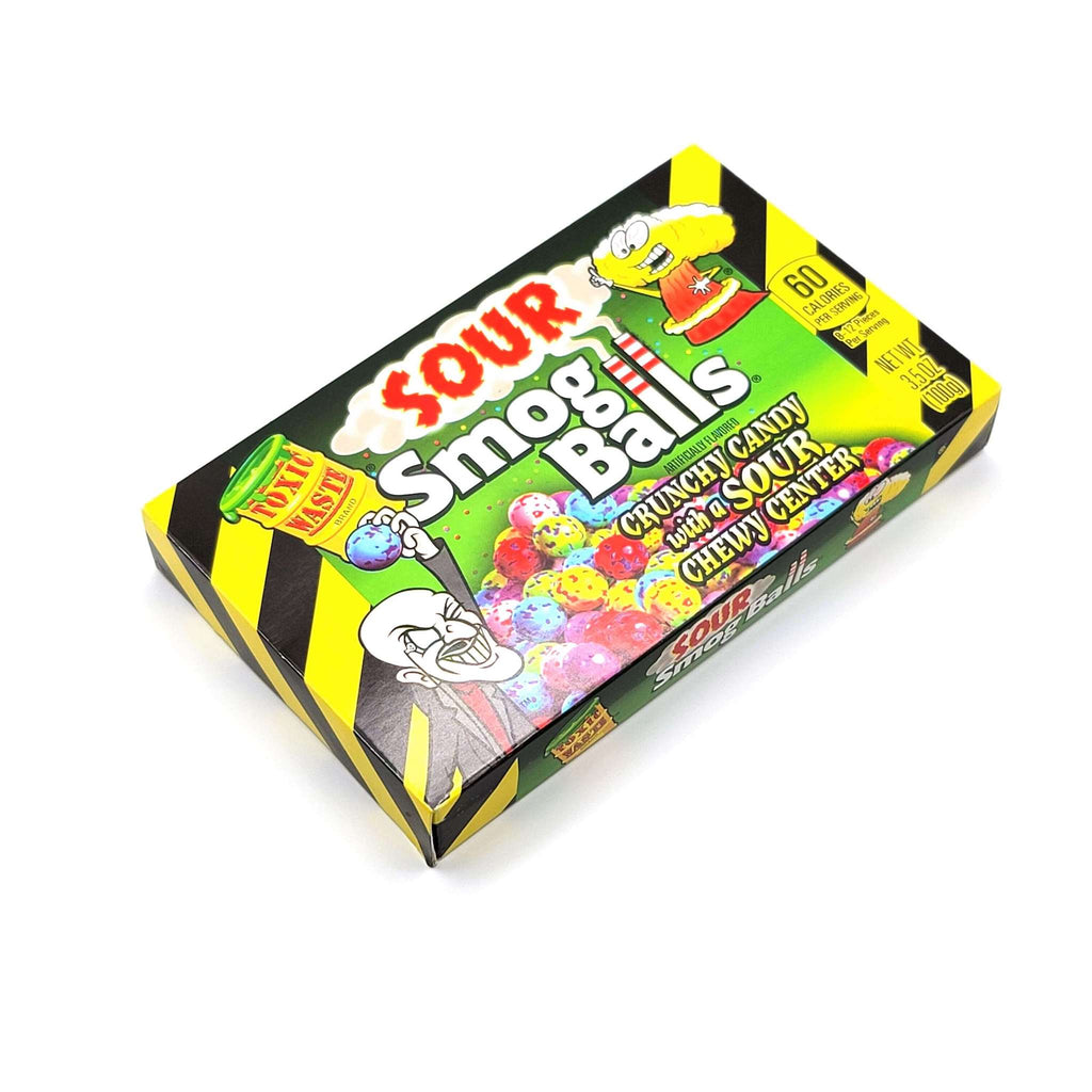 TOXIC WASTE SOUR SMOG BALLS<NOVELTY CANDY><THEATER CANDY>