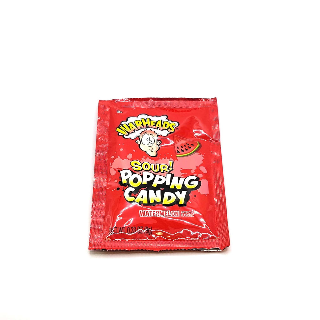 WARHEADS SOUR WATERMELON POPPING CANDY<NOVELTY CANDY>