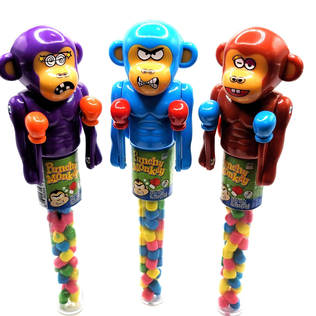 punchy monkey candy filled toy