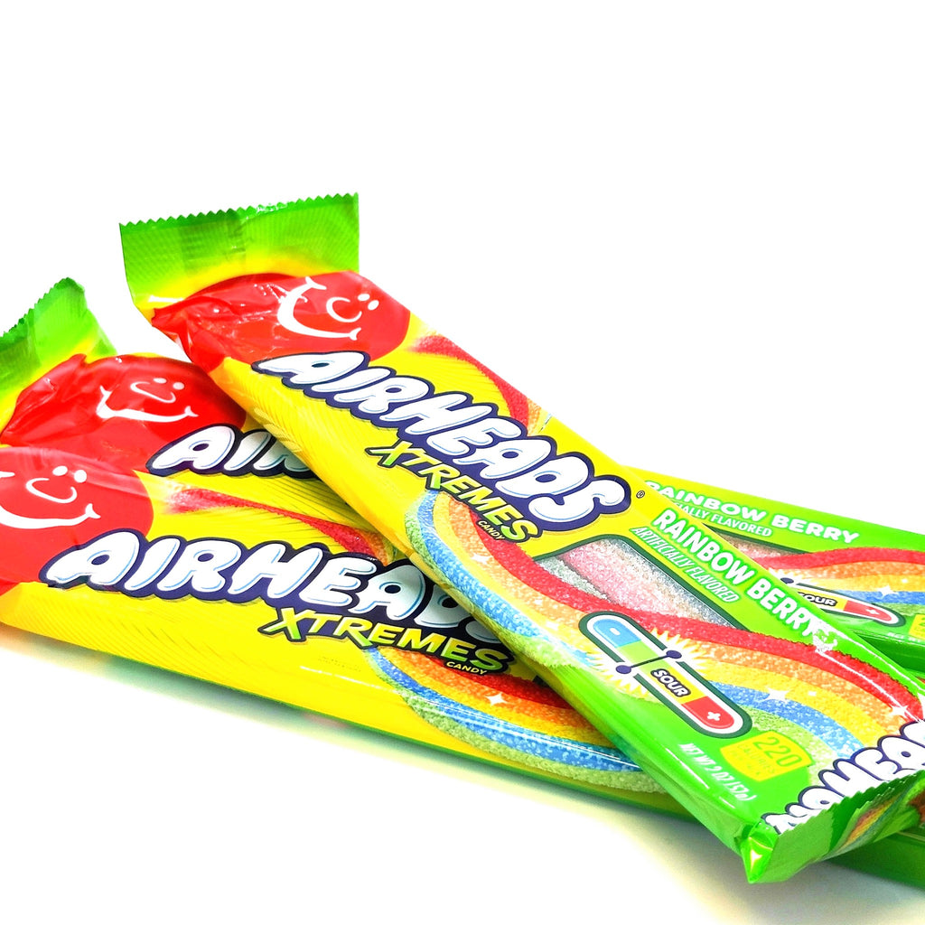AIRHEADS XTREMES RAINBOW BERRY SOUR CANDY<THEATER CANDY>