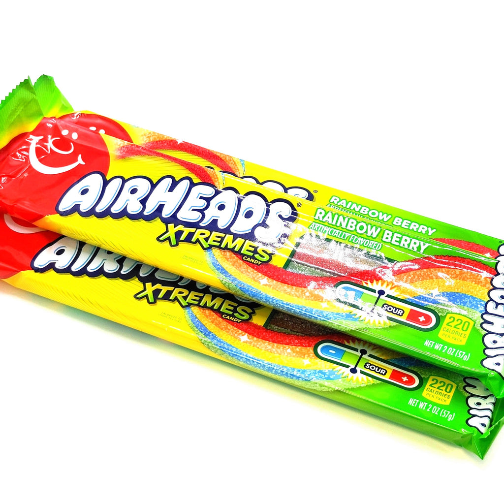 AIRHEADS XTREMES RAINBOW BERRY SOUR CANDY<THEATER CANDY>